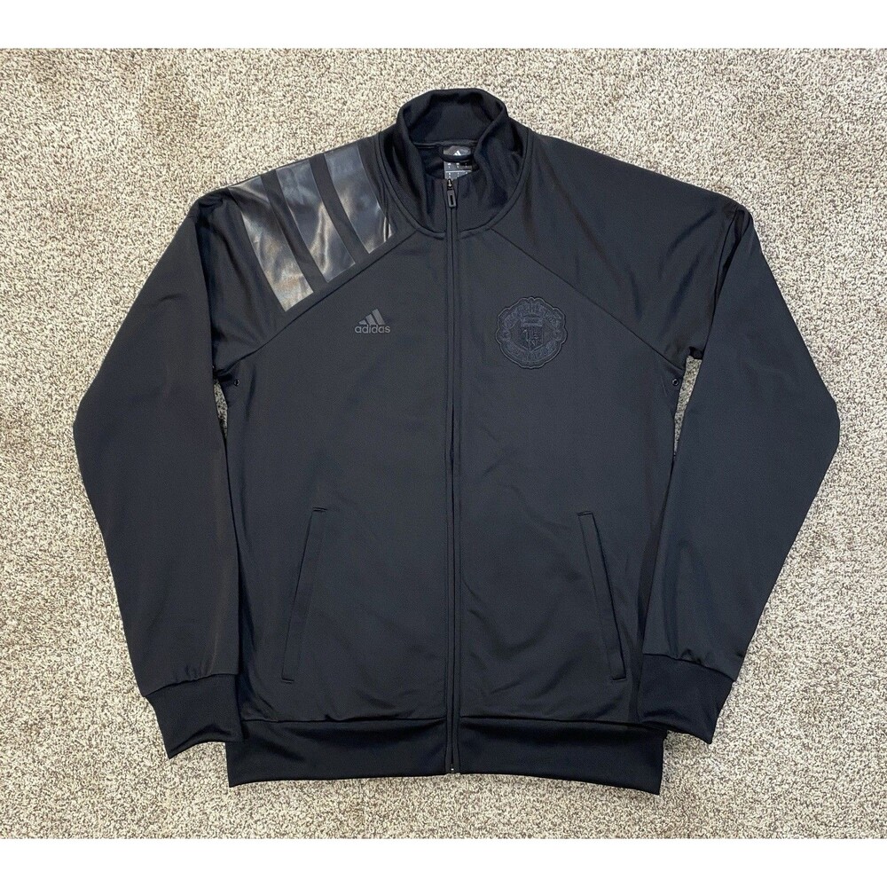 Adidas Equipment Manchester United Soccer Full Zip Track Jacket Men’s Large